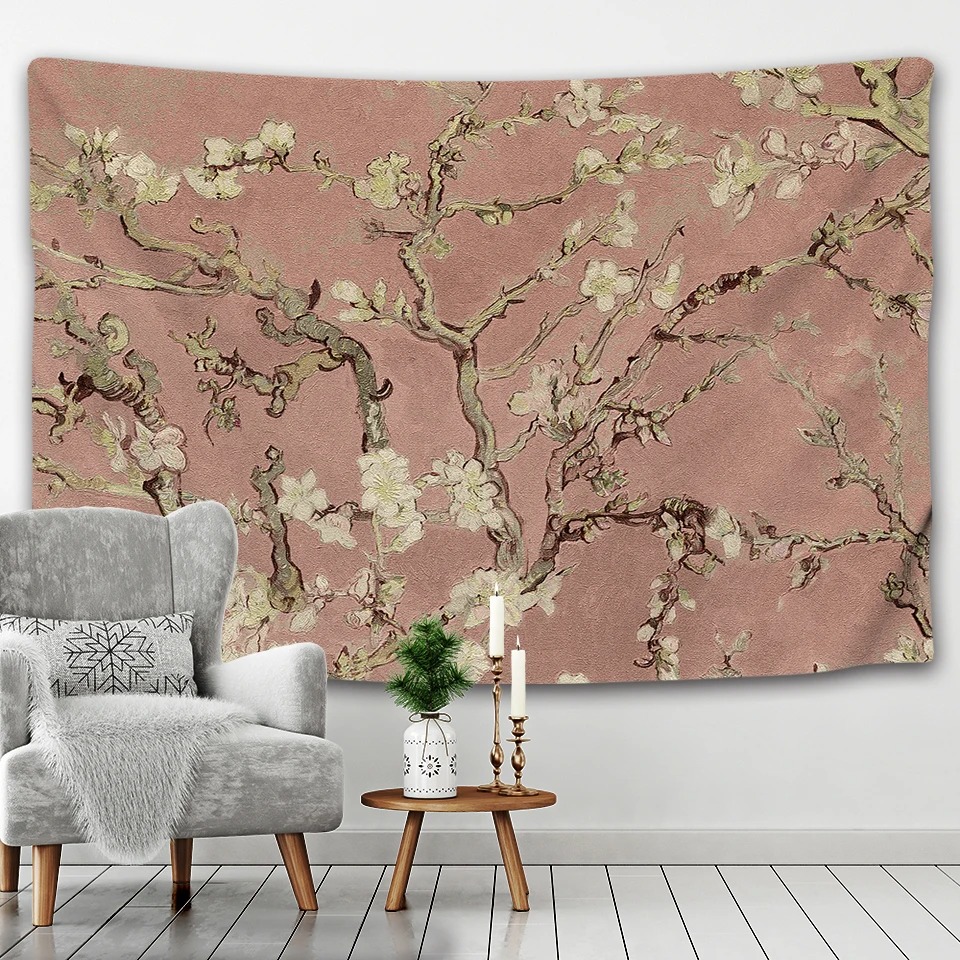 Tela de fondo Floral de pintur - Home Office Background reseña y precio
