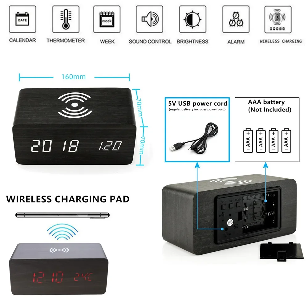 Reloj despertador LED Digital  - Led Desk Clock reseña y precio