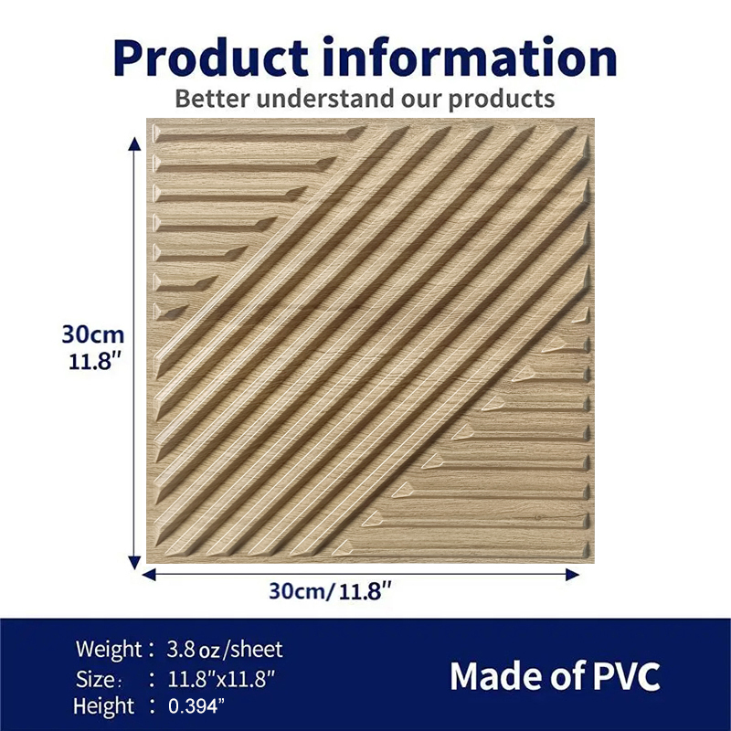 12 Uds Panel de pared 3D 30x30 - Home Office Background reseña y precio