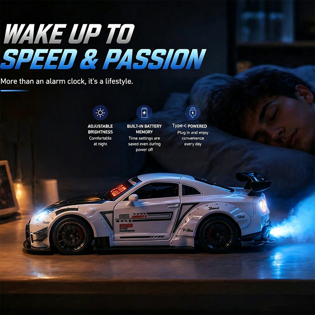 1 Reloj Despertador Recargable - Led Desk Clock reseña y precio