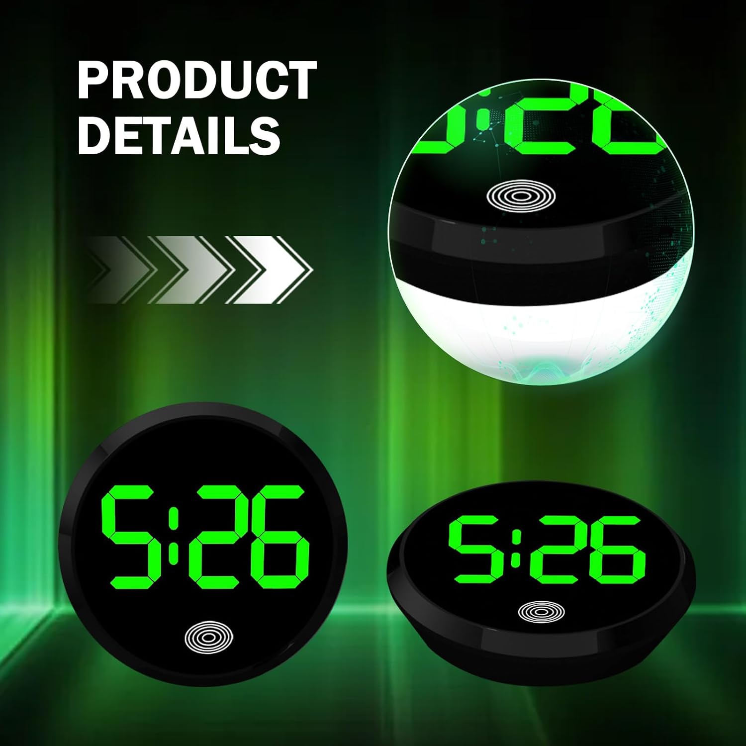 Reloj Digital Universal para e - Led Desk Clock reseña y precio