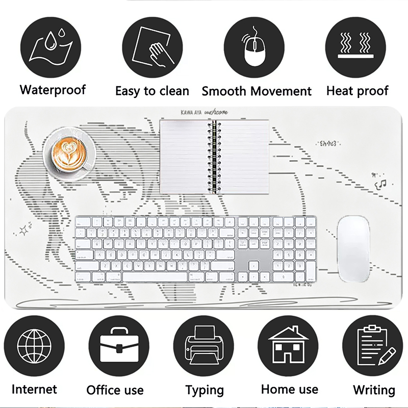 Alfombrilla de Ratón de Cuero  - Home Office Keyboard And Mouse reseña y precio