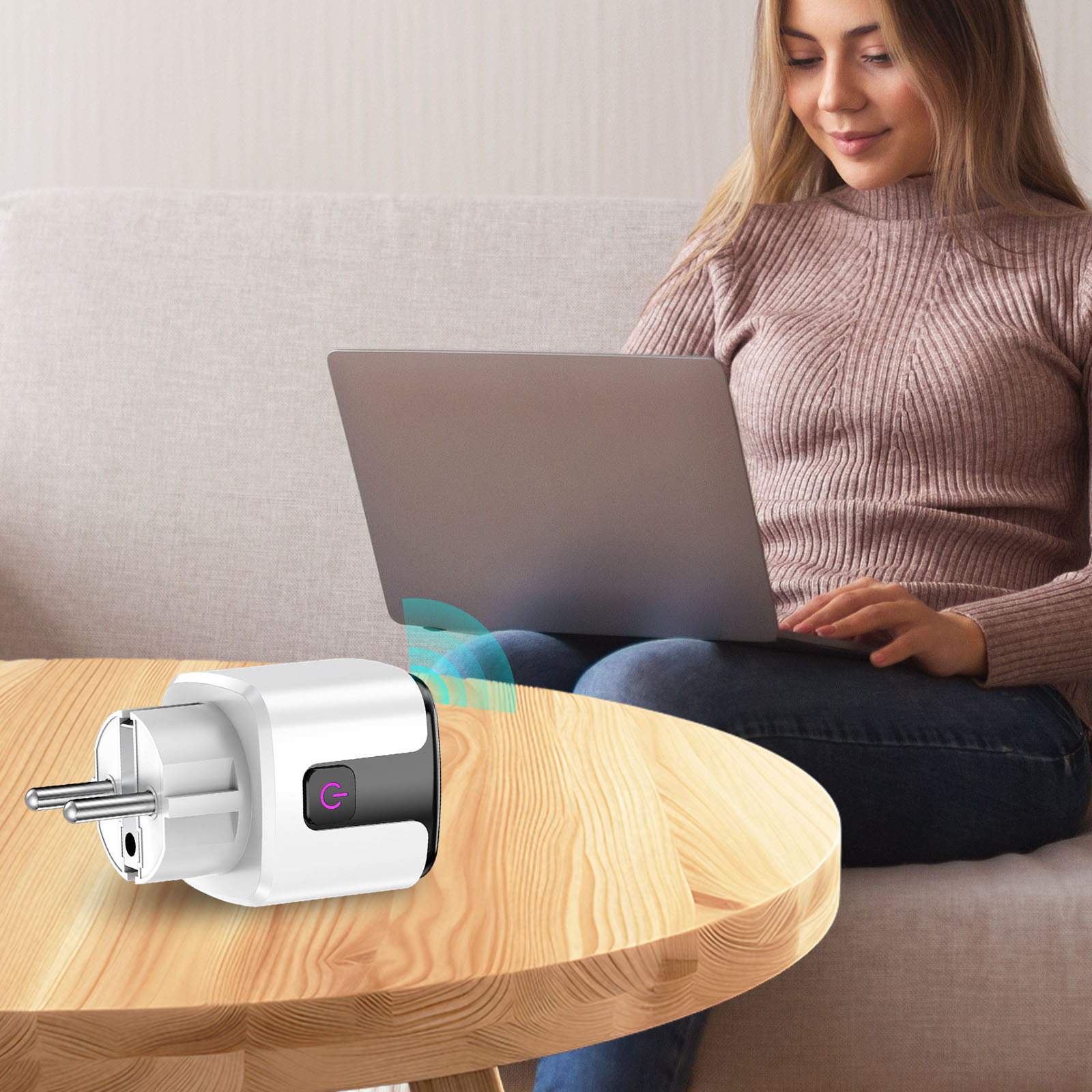 Enchufe Inteligente Wi-Fi y Bl - Home Office Google reseña y precio